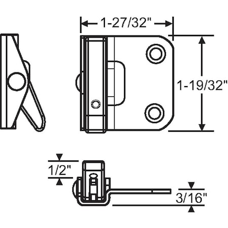 Strybuc Single Action STD Shallow 50-1390SBXCH